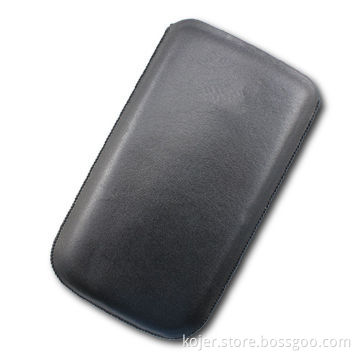 PU Leather Case for Apple's iPhone 4, with Retractable Pull-tab and Smooth Texture